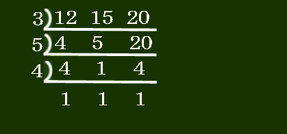 公倍数 最小公倍数の簡単な求め方 ３つ以上の数 算数パラダイス