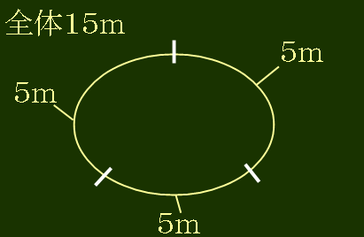 植木算 第３回 円形状に植える時の木の本数と間の数の関係 算数